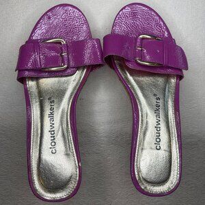 Women's Cloudwalkers Hot Pink Wedge Sandal Size 8W